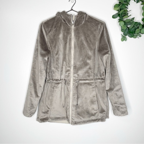 Free Country Women's Cloud Lite Reversible Jacket Beige Taupe Size Small - Picture 9 of 10